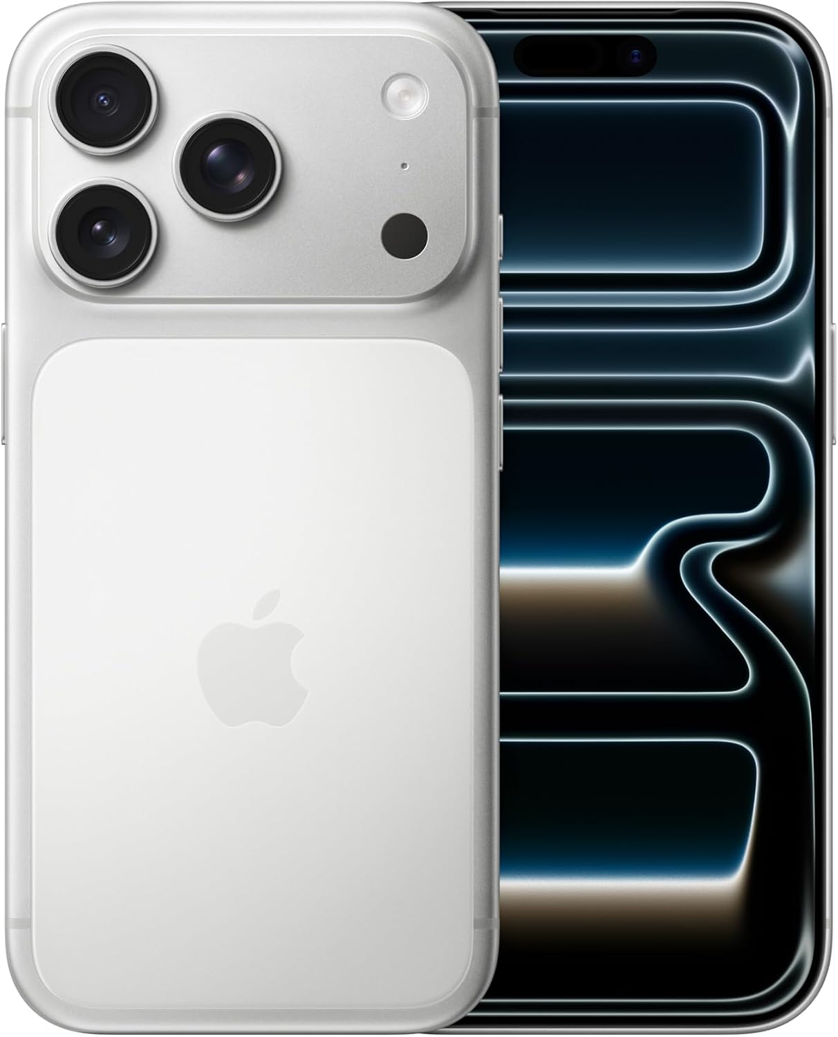 Silver Apple iPhone 17 Pro with 256GB storage