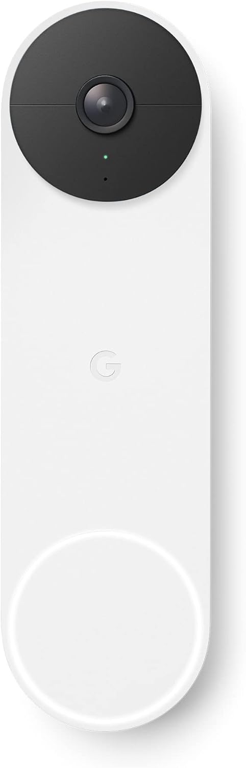White Google Nest Doorbell Battery