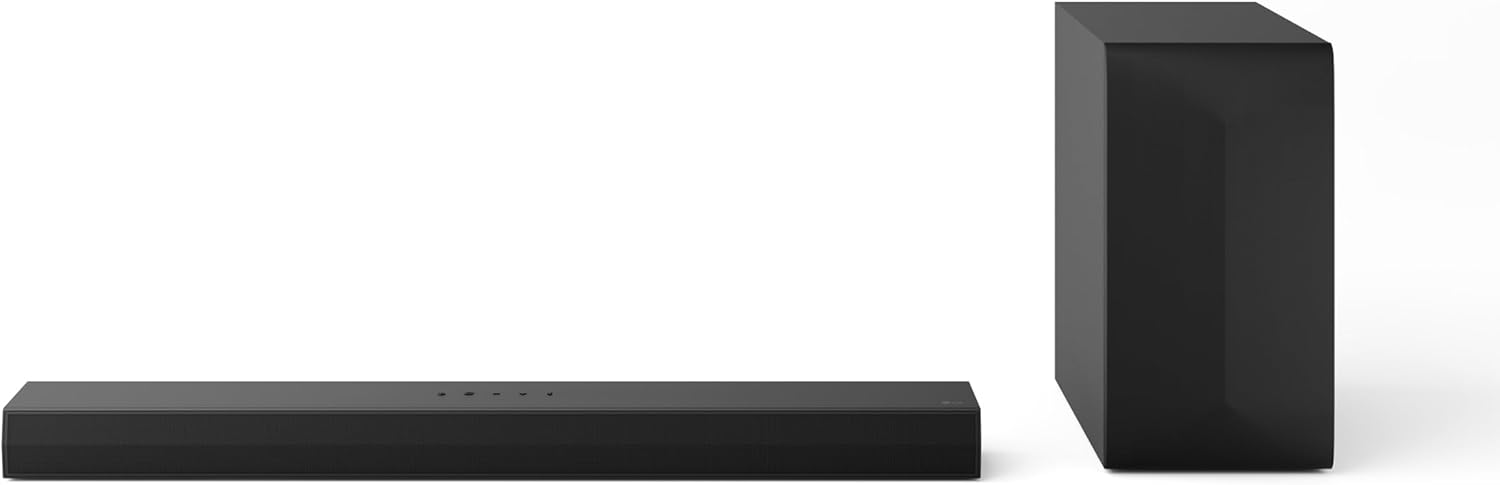LG US40T soundbar with wireless subwoofer