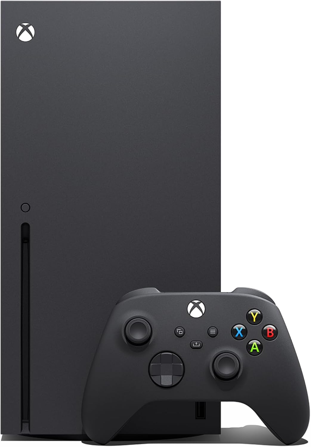 Black Microsoft Xbox Series X 1TB disc console