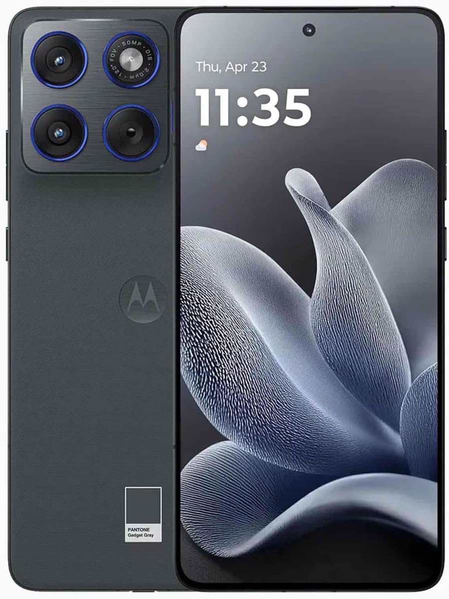 Motorola Edge 70 in Pantone Gadget Grey