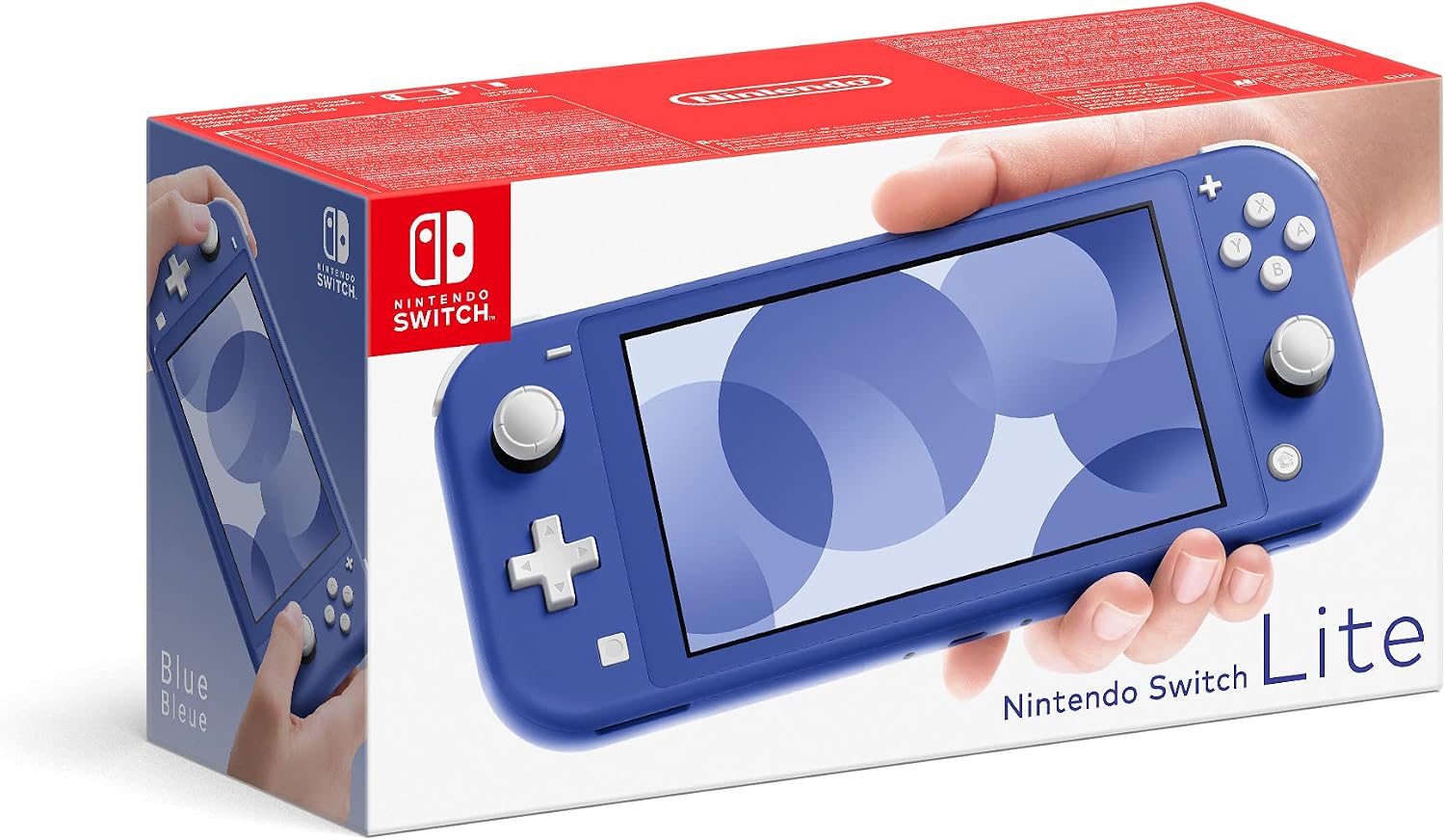 Blue Nintendo Switch Lite handheld console