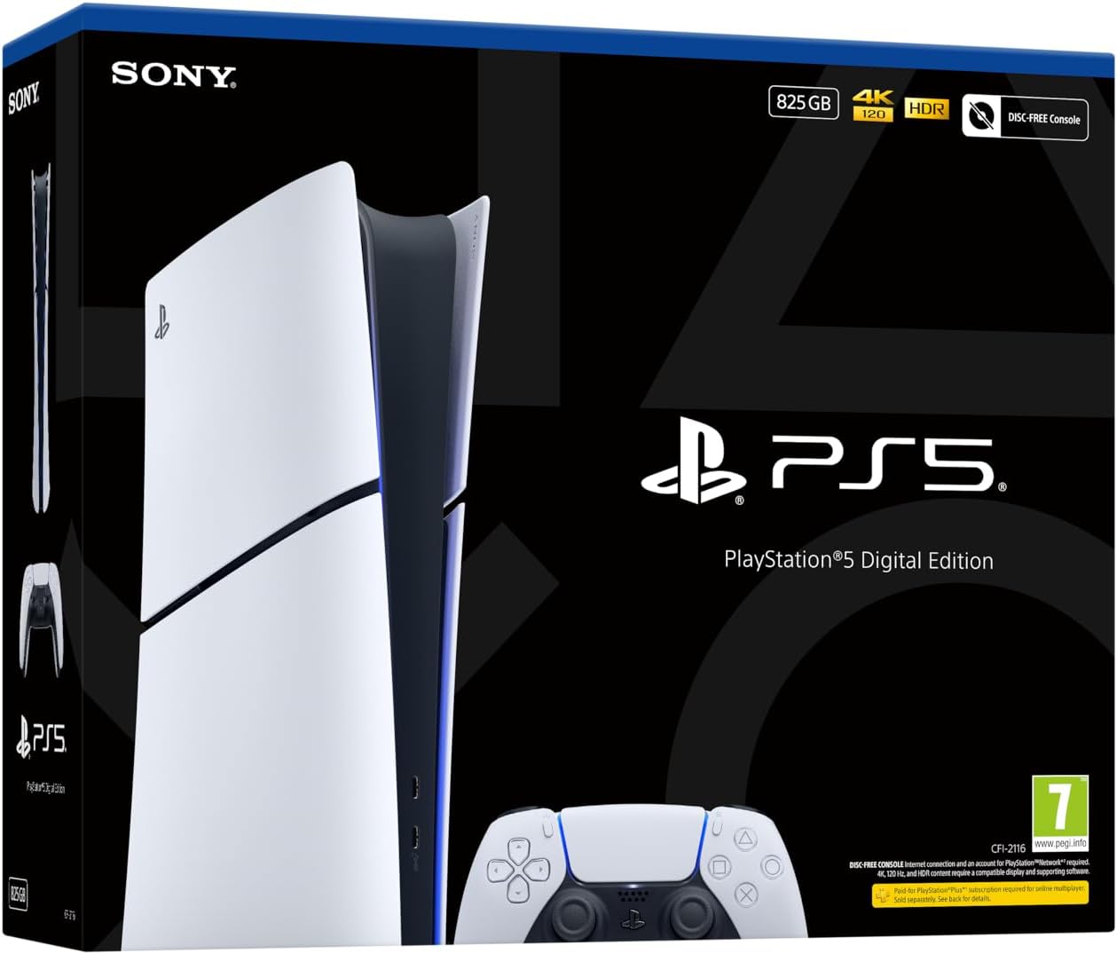 Sony PlayStation 5 Digital Edition 825GB console