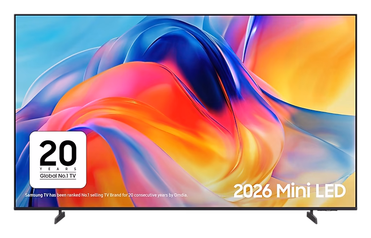 Samsung M70H 65-inch Mini LED television, front view
