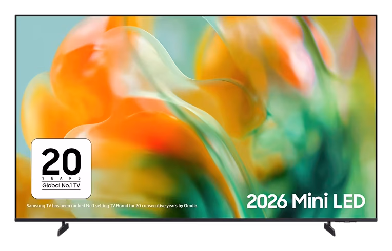 Samsung M80H 65-inch Mini LED television, front view