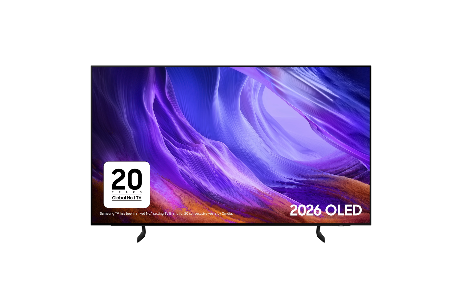 Samsung S85H 65-inch OLED television, front view